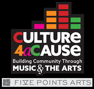 culture4acause + five points arts logos